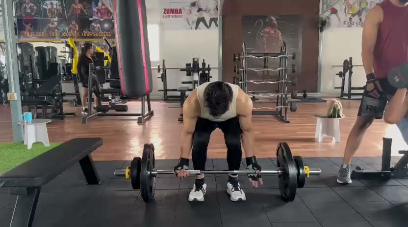 Athlete training at ॐ Fitness Club